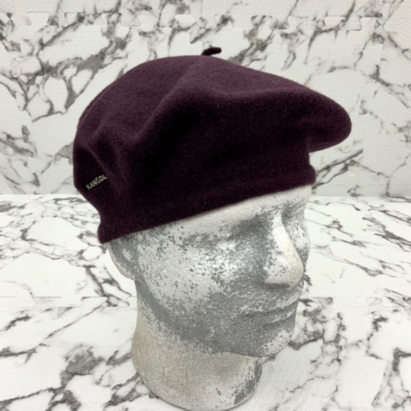 Men's Kangol Plum Wool Mod Sh/Pro Beret Hat NWT - Picture 1 of 4